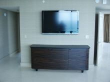 maccasa ebony media unit/black laquer top and legs